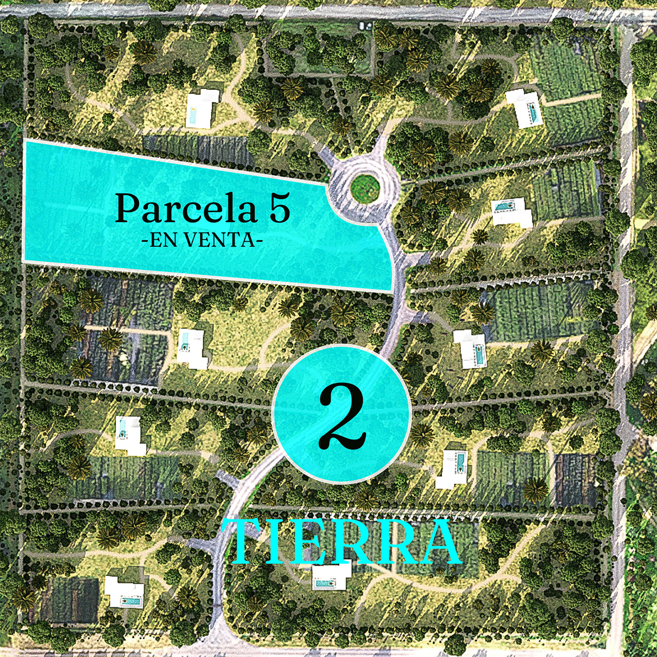 Ubicación de la Parcela 5 en el plano de Haigui