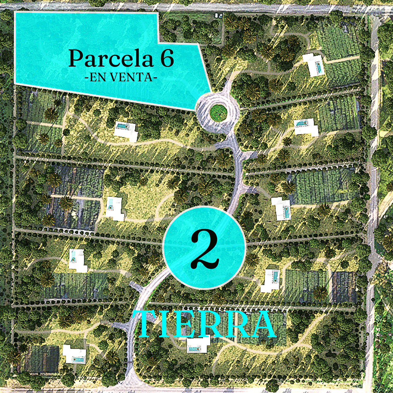 Ubicación de la Parcela 6 en el plano de Haigui